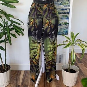 Topshop Zebra Jungle Print Pant